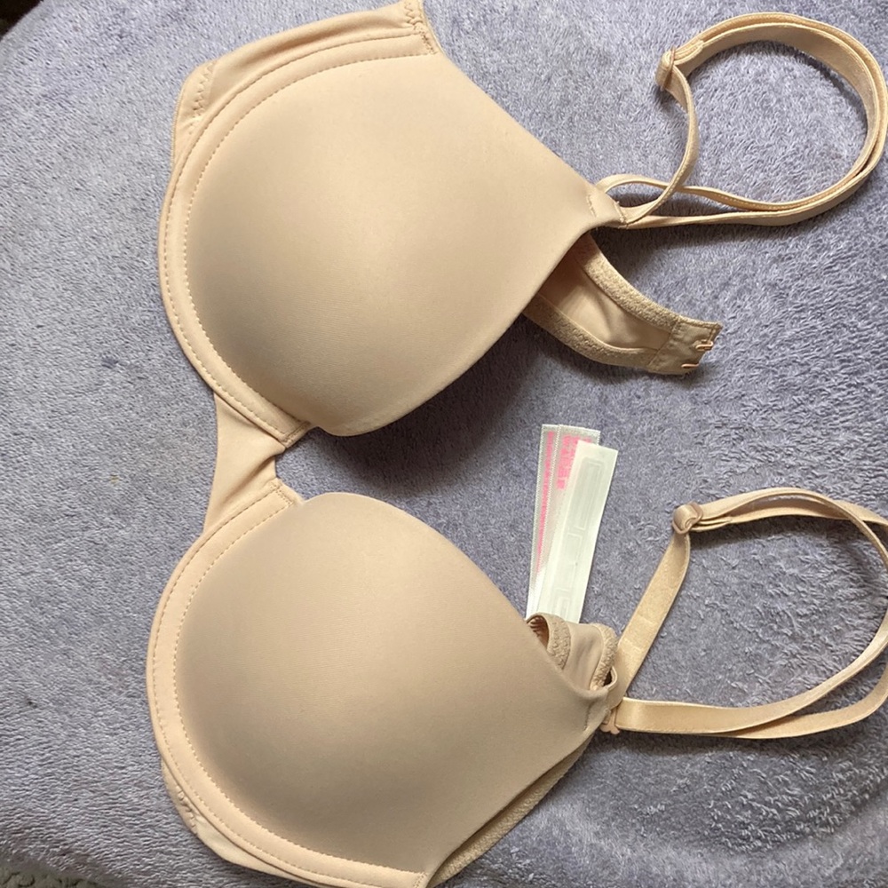 Victoria secret PINK bra beige size 34A.  Wear everywhere bra
